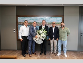 MERSİN BÜYÜKŞEHİR BELEDİYE BAŞKANI SN.VAHAP SEÇER'İ MAKAMINDA ZİYARET ETTİK
