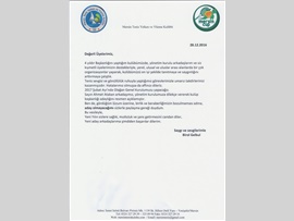 KULÜP BAŞKANIMIZ SAYIN BİROL GELBUL'DAN DUYURU